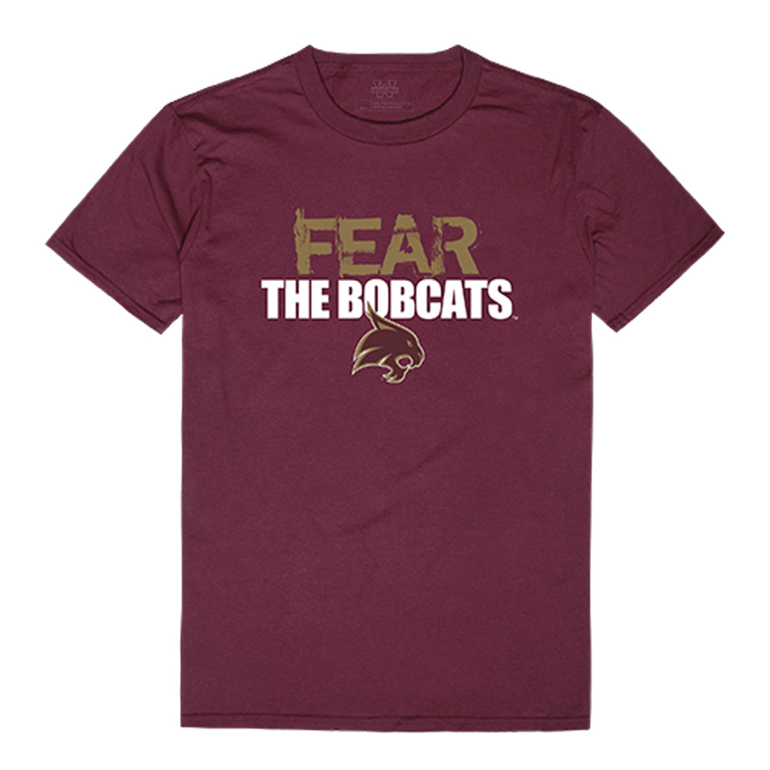 Texas State University Bobcats Fear College Tee T-Shirt