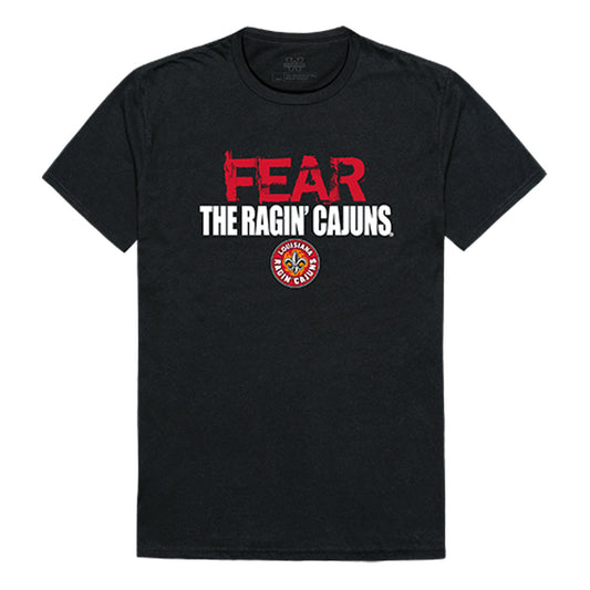 UL University of Louisiana at Lafayette Fear College Tee T-Shirt