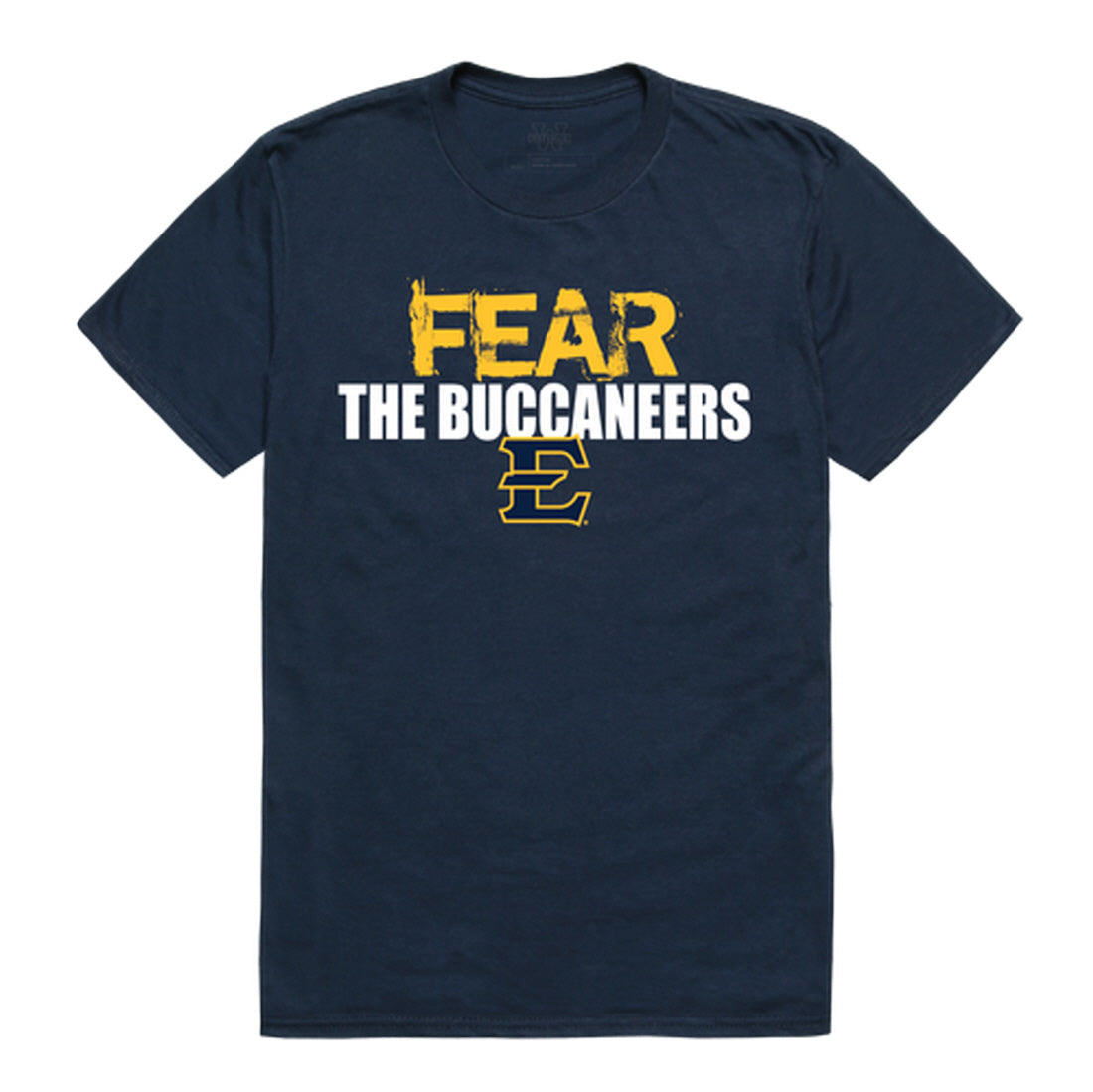 East Tennessee State University Buccaneers Fear College Tee T-Shirt