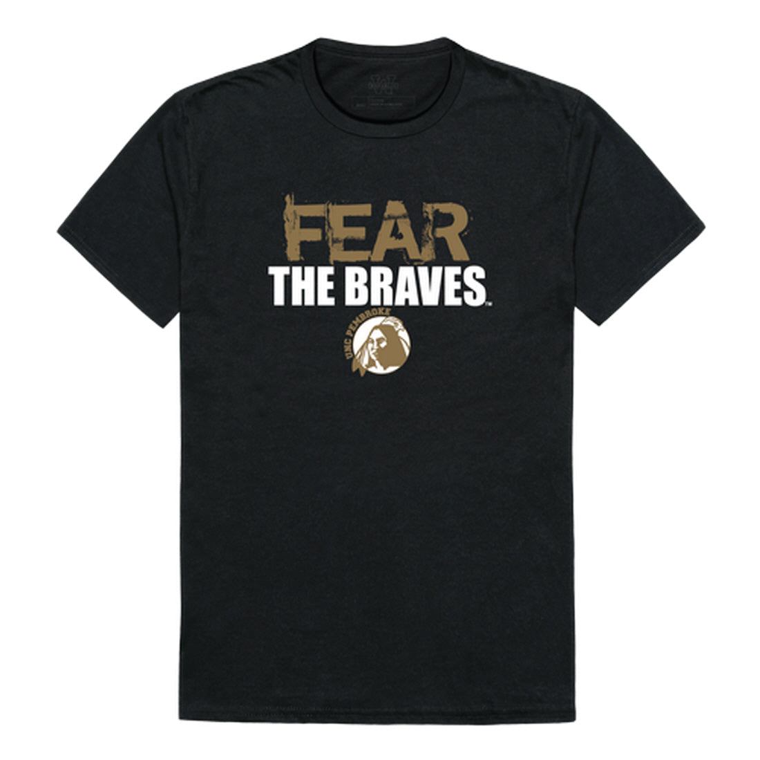 University of North Carolina at Pembroke Braves Fear College Tee T-Shirt