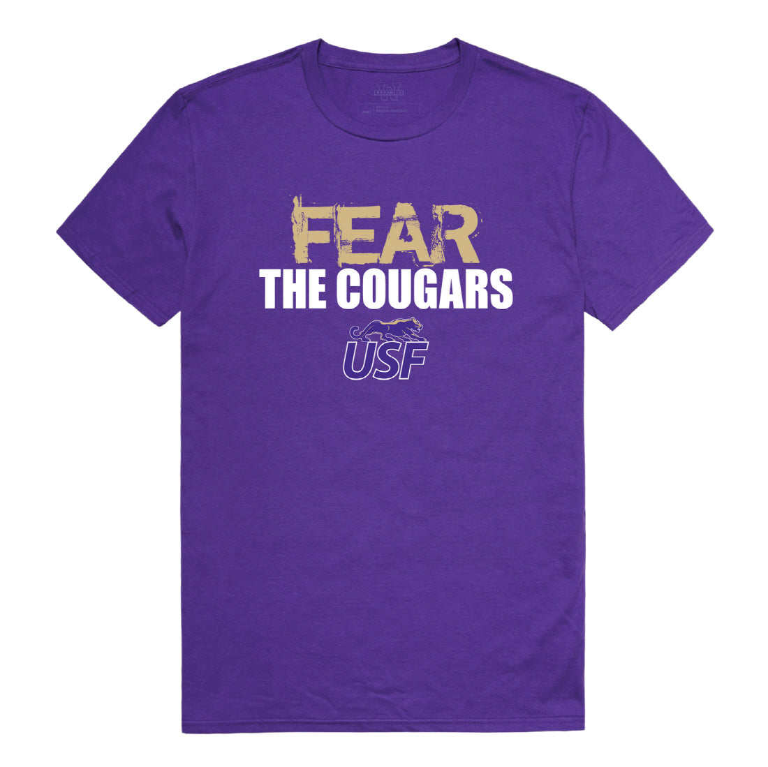 University of Sioux Falls Cougars Fear College Tee T-Shirt