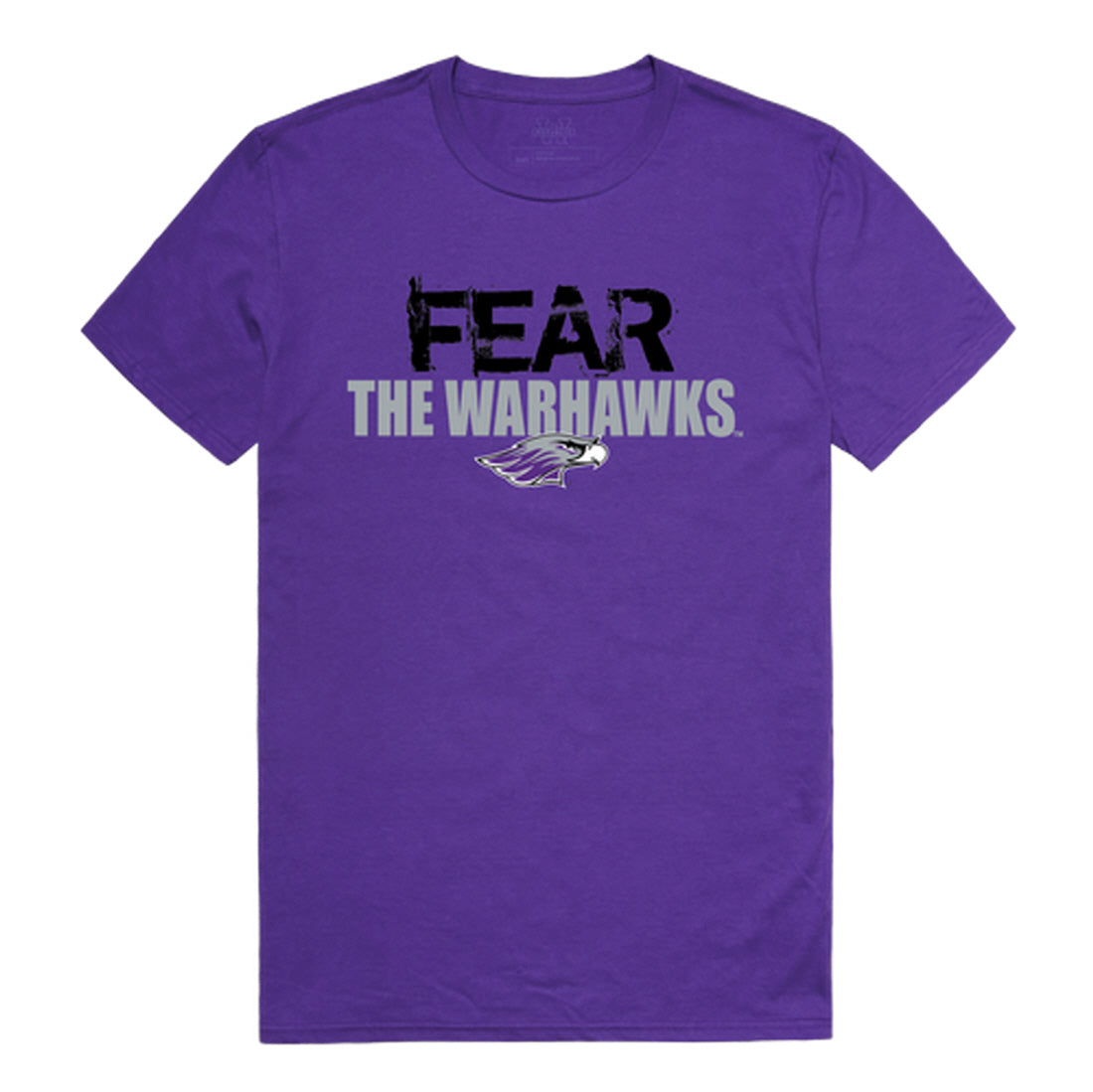 University of Wisconsin-Whitewater Warhawks Fear College Tee T-Shirt