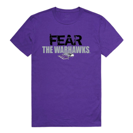 University of Wisconsin-Whitewater Warhawks Fear College Tee T-Shirt