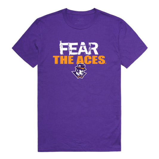 University of Evansville Purple Aces Fear College Tee T-Shirt