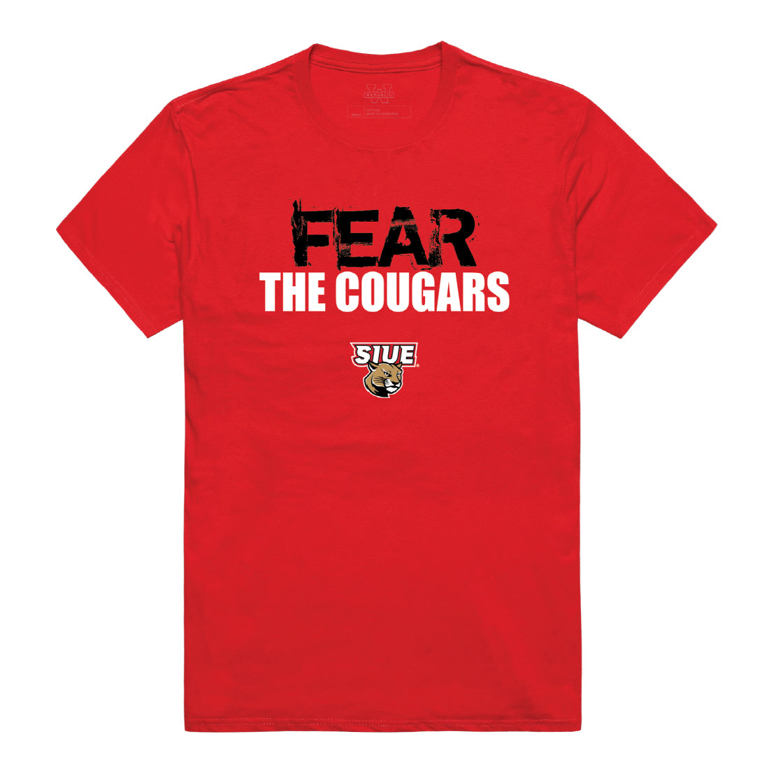 SIUE Southern Illinois University Edwardsville Cougars Fear College Tee T-Shirt