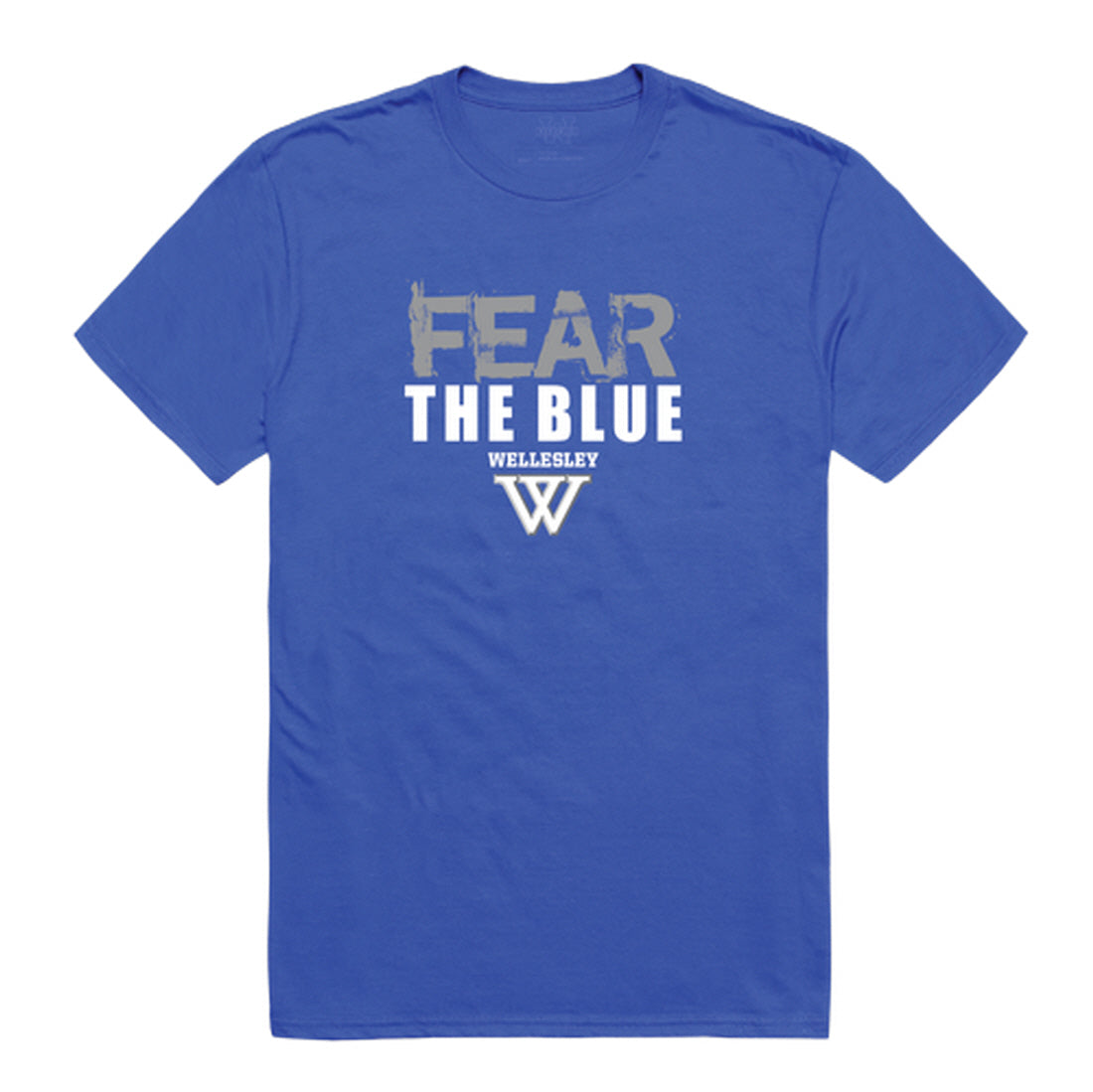 Wellesley College Blue Fear College Tee T-Shirt