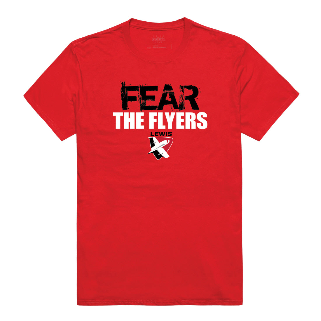 Lewis University Flyers Fear College Tee T-Shirt