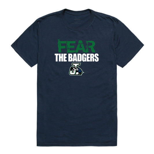 Northern Vermont University Badgers Fear College Tee T-Shirt