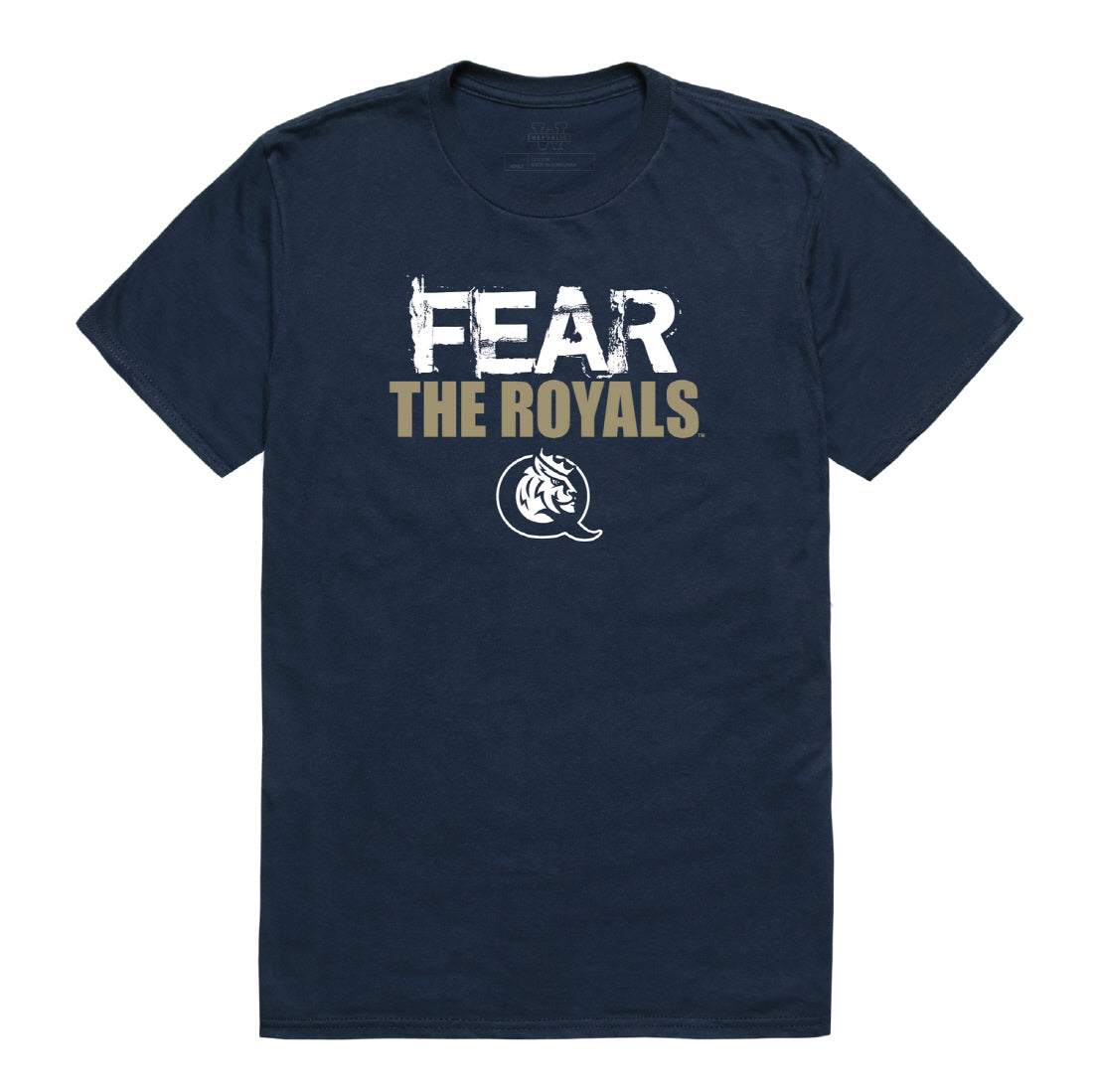 Queens University of Charlotte Royals Fear College Tee T-Shirt