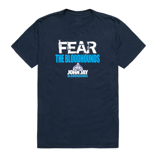 John Jay College Bloodhounds Fear College Tee T-Shirt