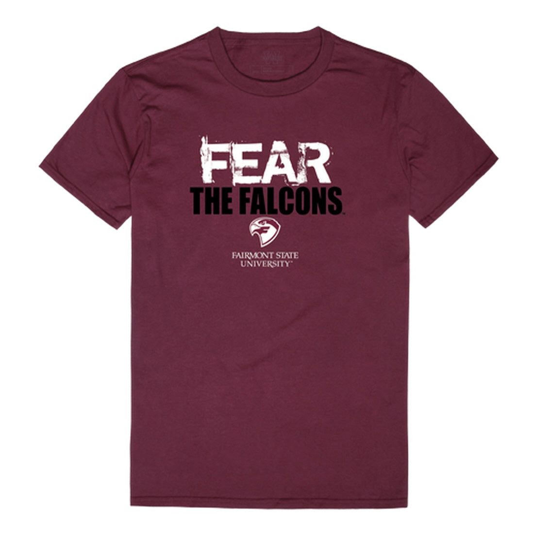 Fairmont State Falcons Fear College Tee T-Shirt