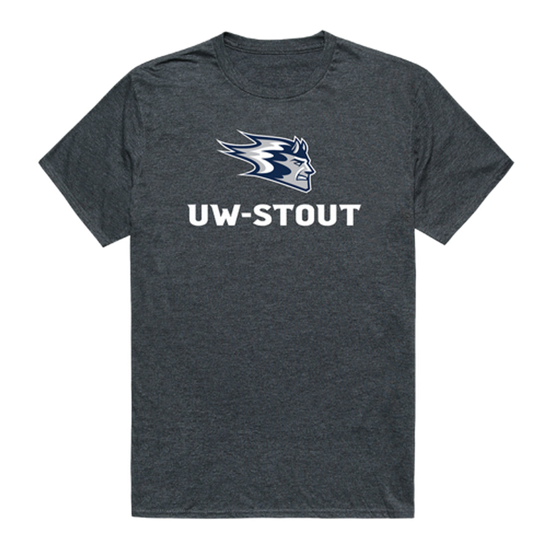 University of Wisconsin-Stout Blue Devils Cinder College Tee T-Shirt