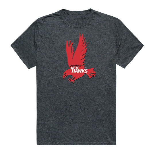 LaGuardia Red Hawks Cinder College Tee T-Shirt