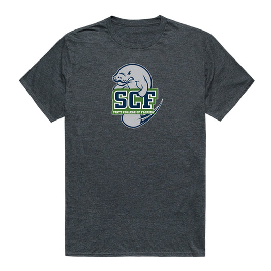 State College of Florida Manatee Cinder College Tee T-Shirt