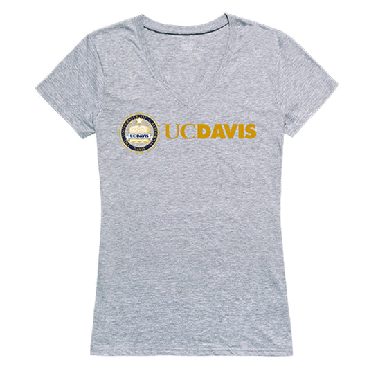 UC Davis University of California Aggies Women's Seal Tee T-Shirt