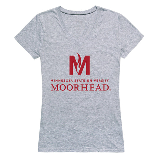 MSUM Minnesota State University Moorhead Dragons Women's Seal Tee T-Shirt