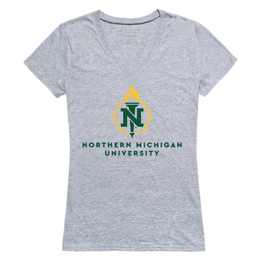 NMU Northern Michigan University Wildcats Women's Seal Tee T-Shirt