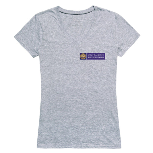 SFSU San Francisco State University Gators Women's Seal Tee T-Shirt