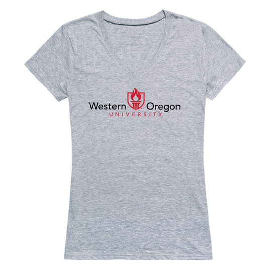 Western Oregon University Wolves Women's Seal Tee T-Shirt