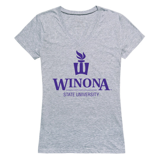 Winona State University Warriors Women's Seal Tee T-Shirt