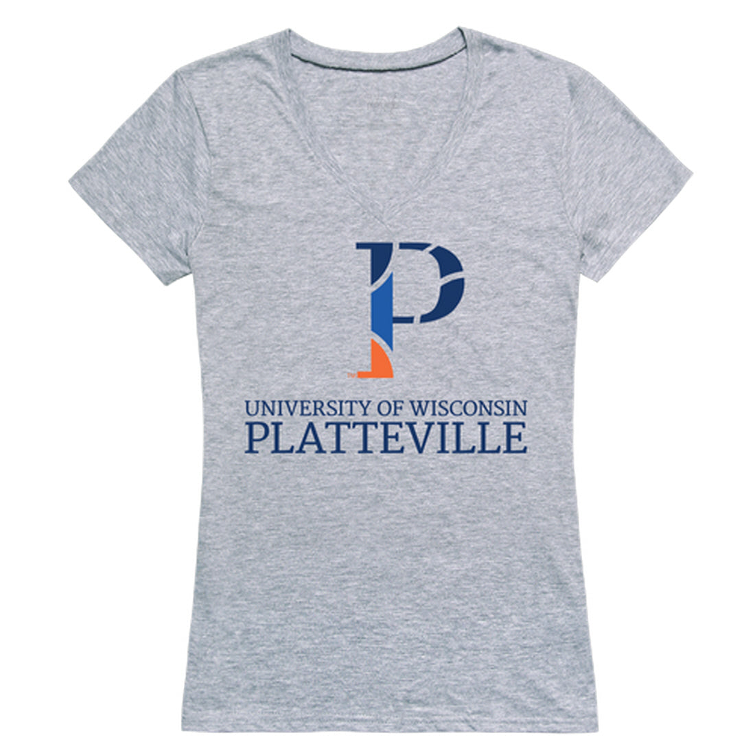 UW University of Wisconsin Platteville Pioneers Women's Seal Tee T-Shirt