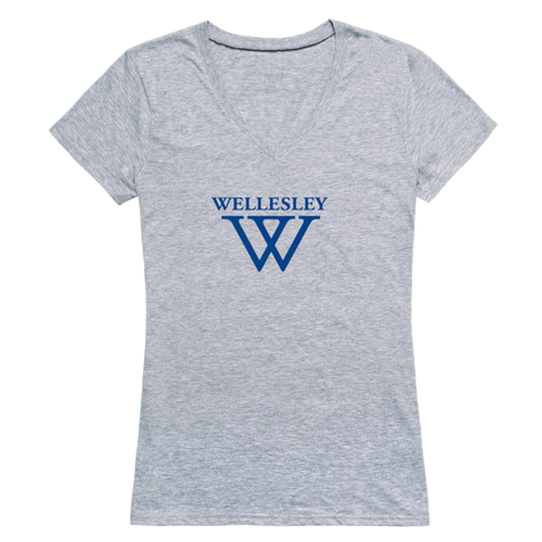 Wellesley College Blue Women's Seal Tee T-Shirt