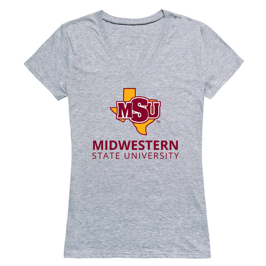 Midwestern State University Mustangs Women's Seal Tee T-Shirt