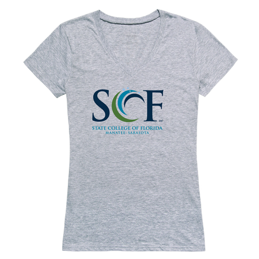 State College of Florida Manatee Women's Seal Tee T-Shirt