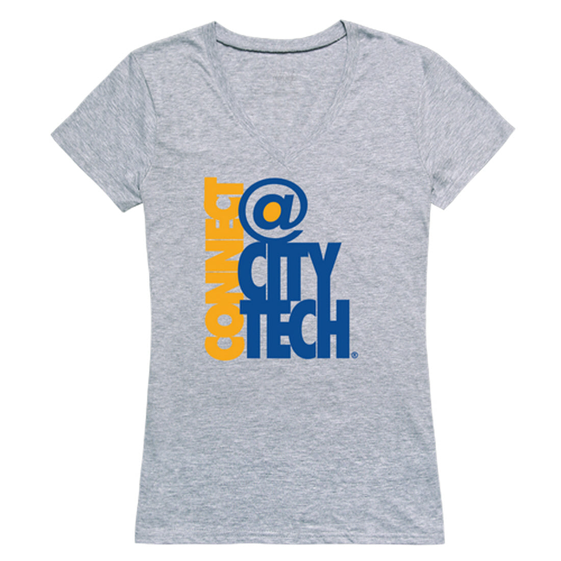 NY City Tech Yellow Jackets Women's Seal Tee T-Shirt