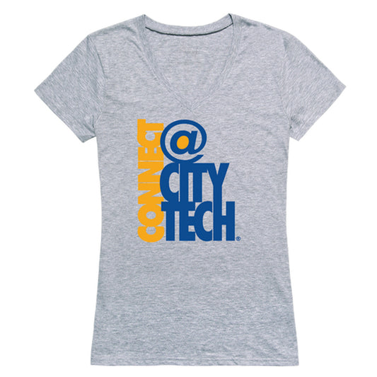 NY City Tech Yellow Jackets Women's Seal Tee T-Shirt