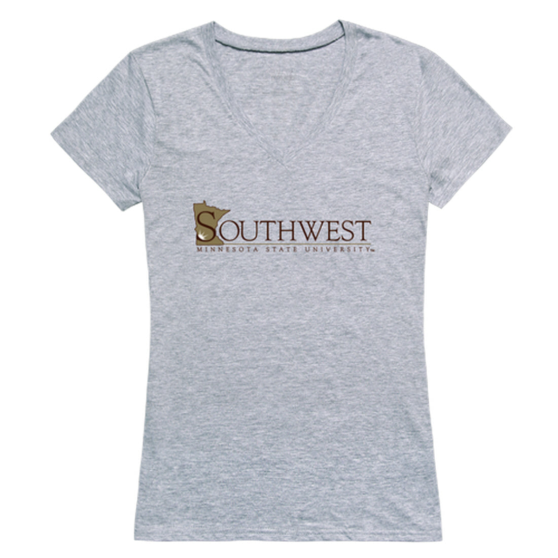 Southwest Minnesota State Mustangs Women's Seal Tee T-Shirt