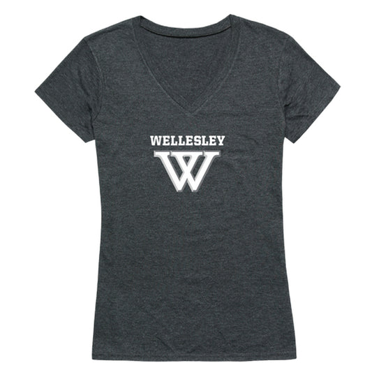 Wellesley College Blue Women's Cinder Tee T-Shirt