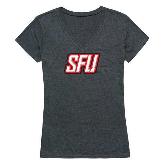 Saint Francis U Red Flash Women's Cinder Tee T-Shirt