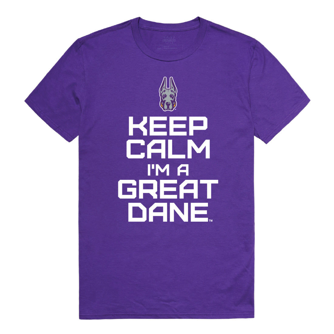 University at Albany Great Danes Keep Calm Tee T-Shirt