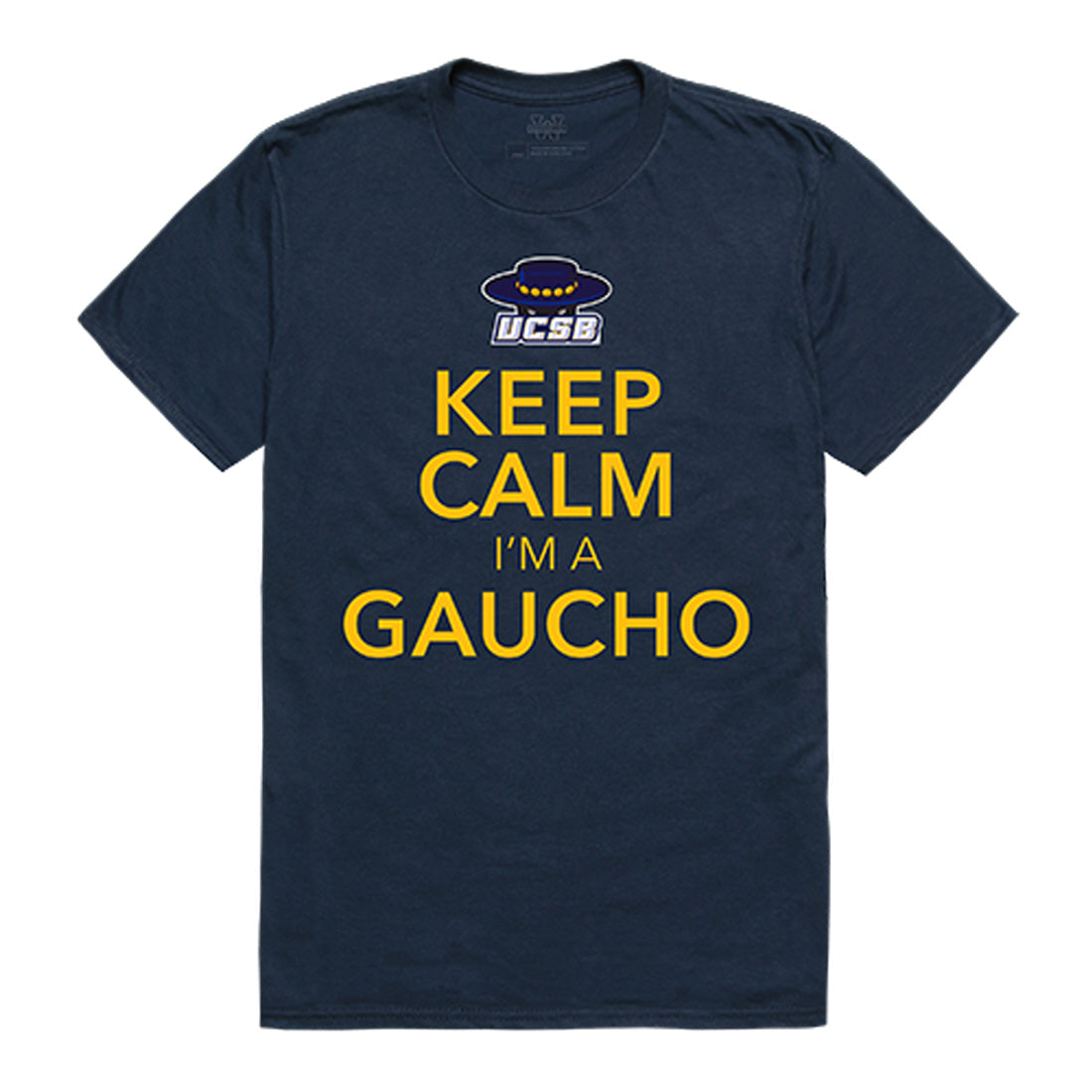 UCSB University of California Santa Barbara Gauchos Keep Calm Tee T-Shirt