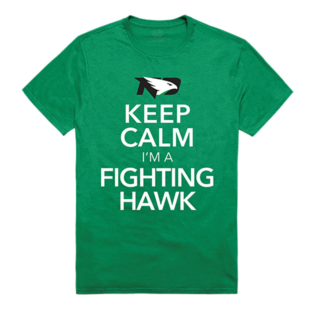 University of North Dakota Fighting Hawks Keep Calm Tee T-Shirt