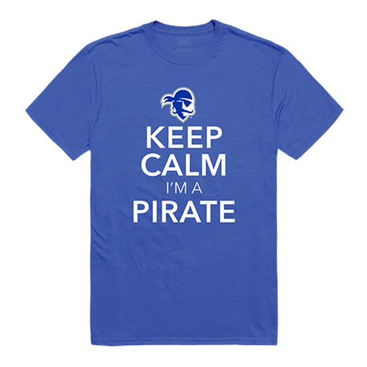 Seton Hall University Hall Pirates Keep Calm Tee T-Shirt