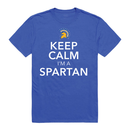 SJSU San Jose State University Spartans Keep Calm Tee T-Shirt