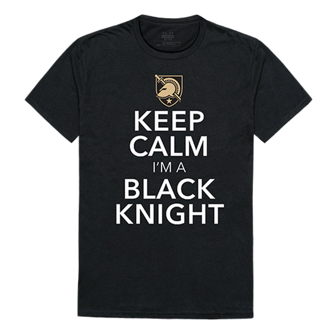 USMA United States Military Academy Army Black Nights Keep Calm Tee T-Shirt