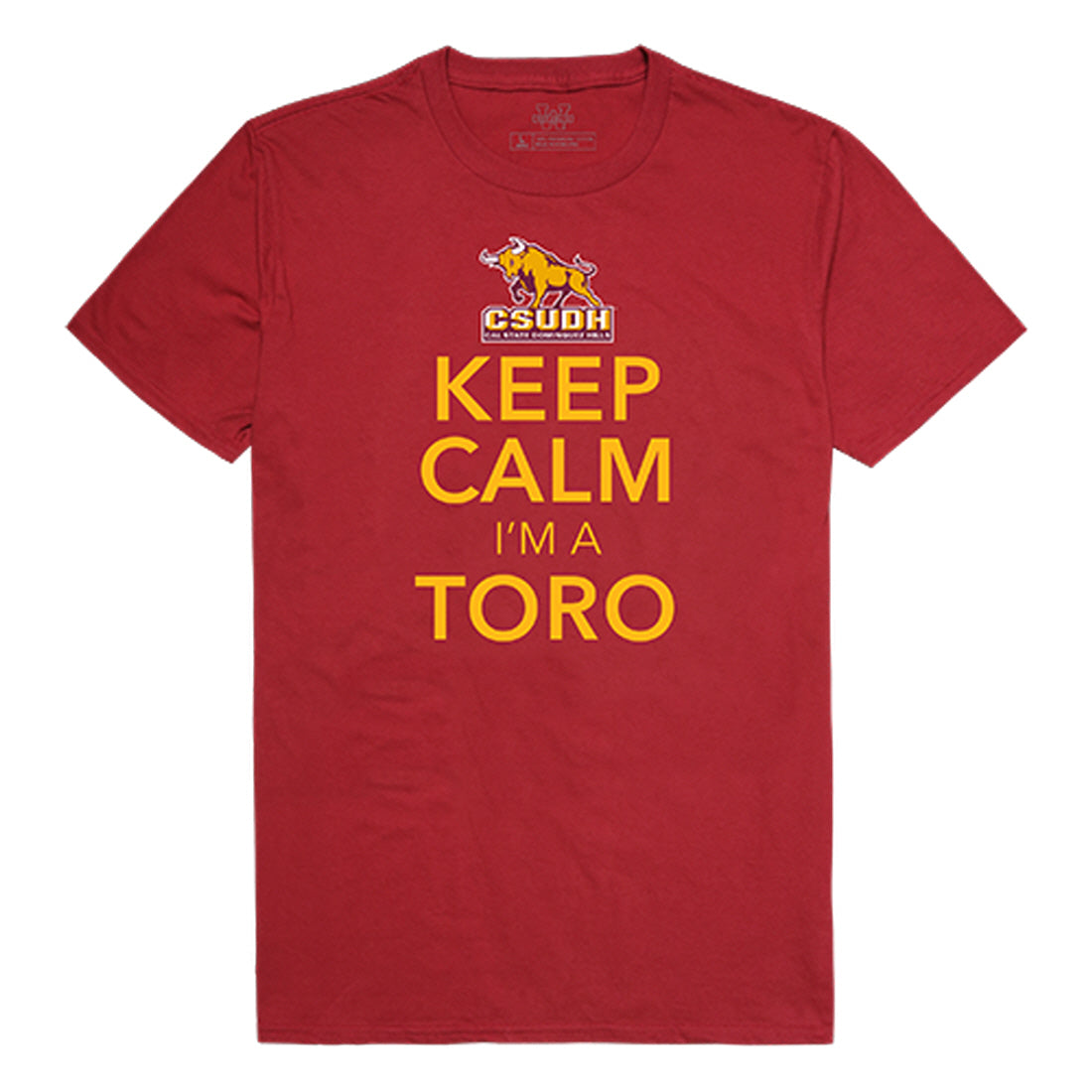 CSUDH California State University Dominguez Hills Toros Keep Calm Tee T-Shirt