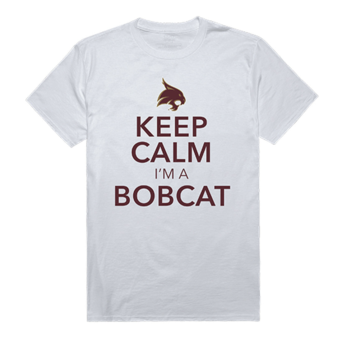 Texas State University Bobcats Keep Calm Tee T-Shirt