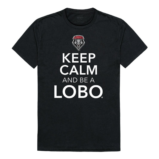 UNM University of New Mexico Lobos Keep Calm Tee T-Shirt