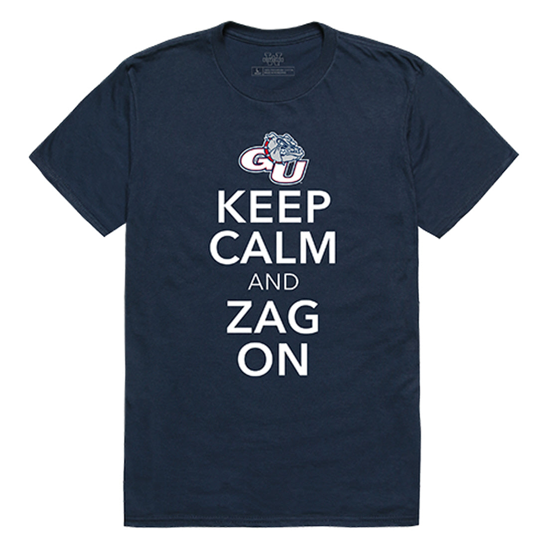 Gonzaga University Bulldogs Keep Calm Tee T-Shirt