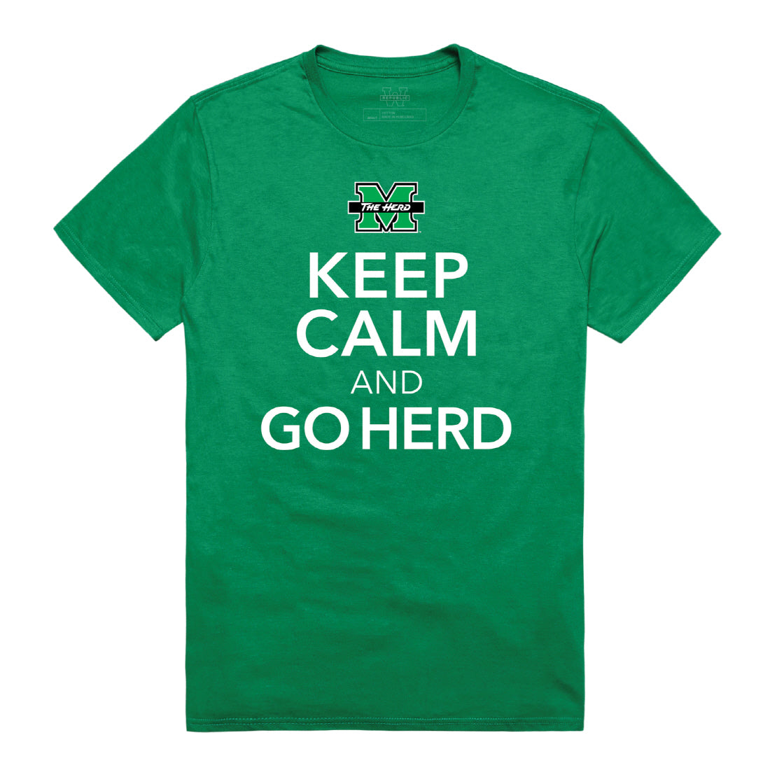 Marshall University Thundering Herd Keep Calm Tee T-Shirt