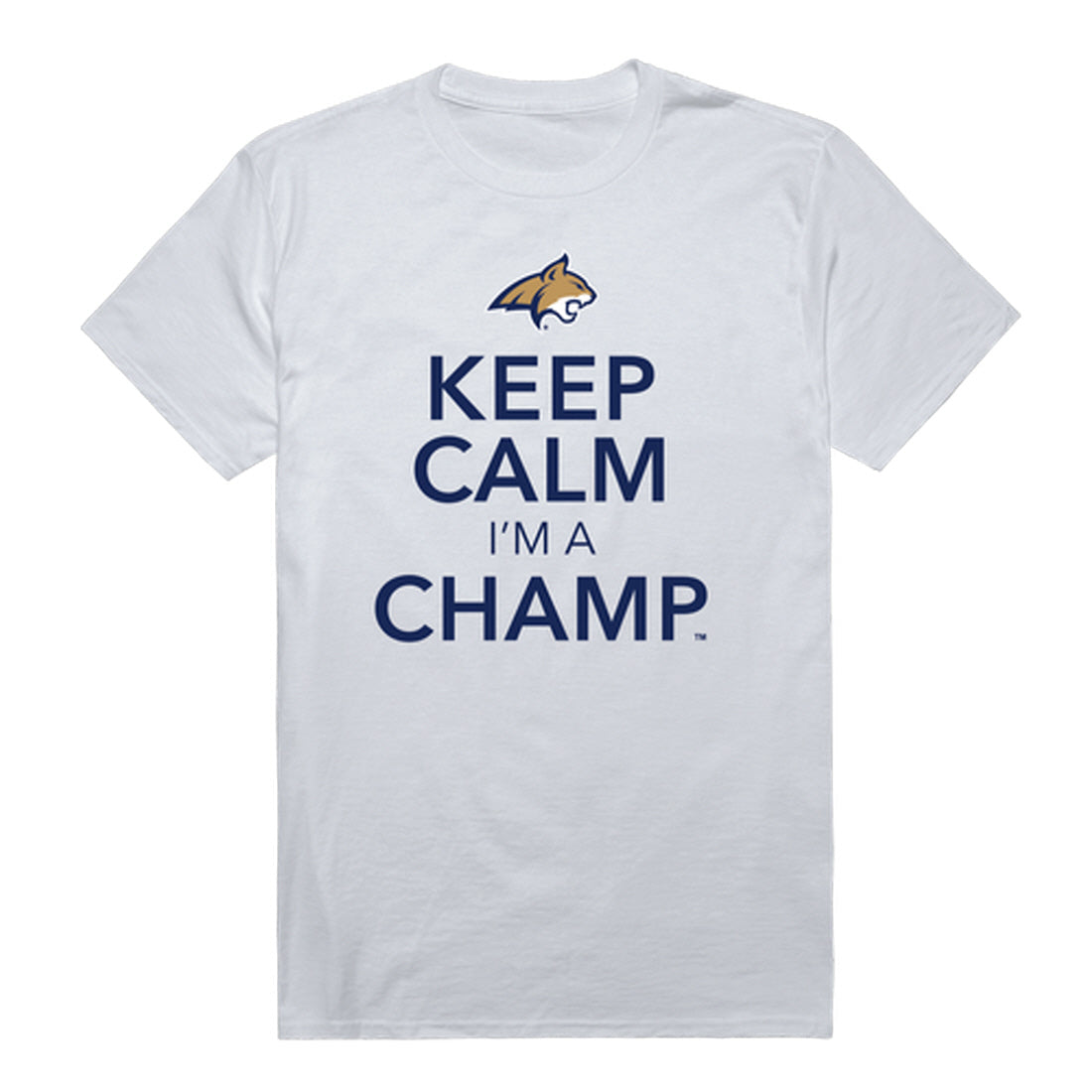 Montana State University Bobcats Keep Calm Tee T-Shirt