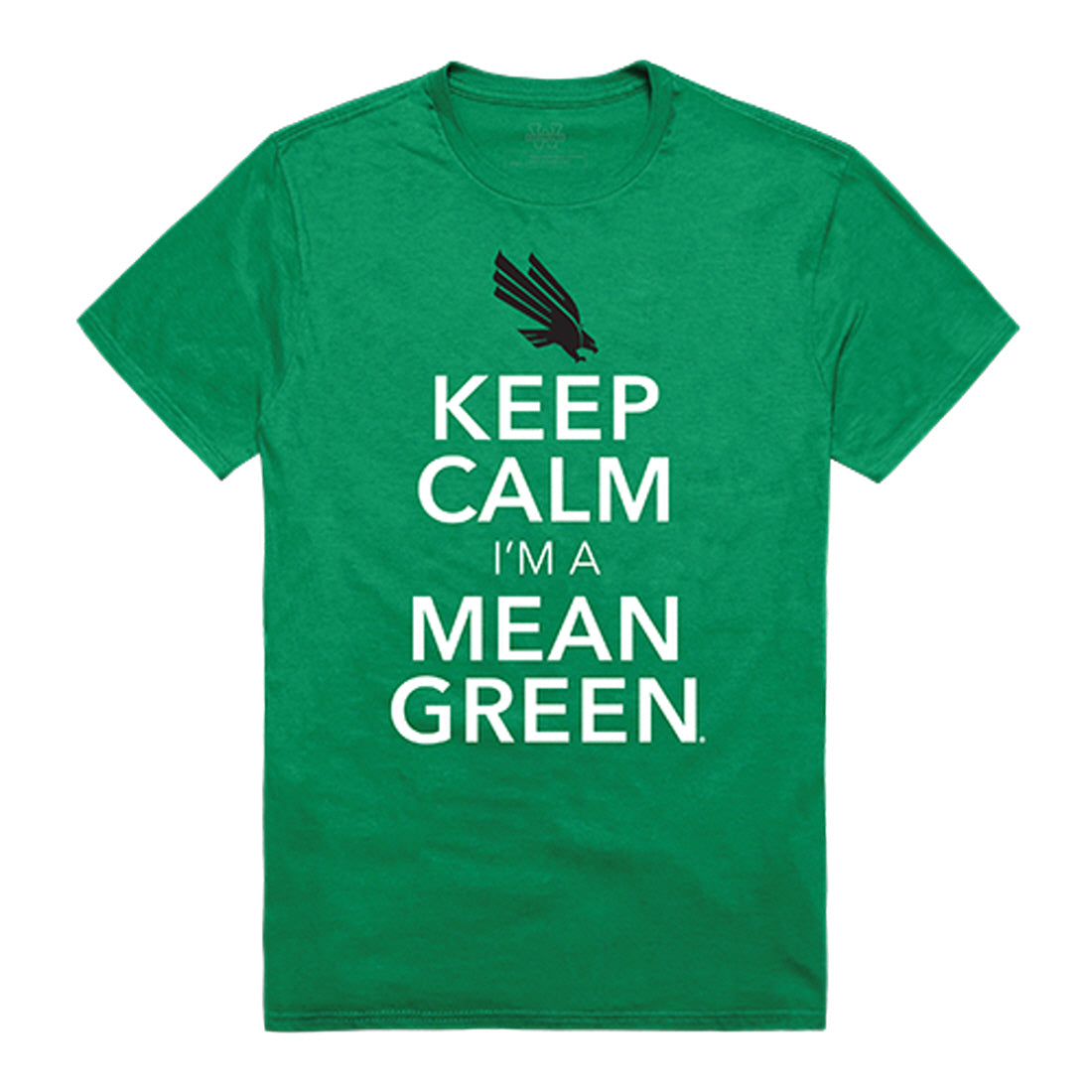 UNT University of North Texas Mean Green Keep Calm Tee T-Shirt