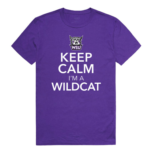 Weber State University Wildcats Keep Calm Tee T-Shirt