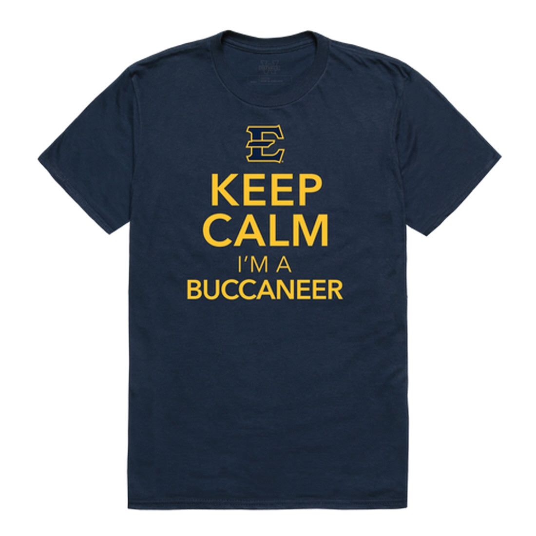 East Tennessee State University Buccaneers Keep Calm Tee T-Shirt