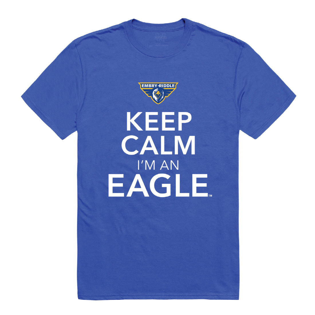 ERAU Embry–Riddle Aeronautical University Eagles Keep Calm Tee T-Shirt