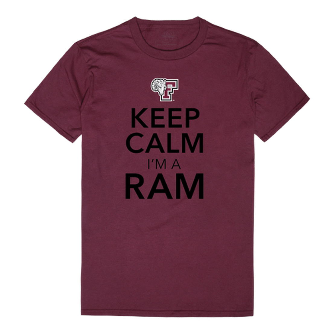 Fordham University Rams Keep Calm Tee T-Shirt